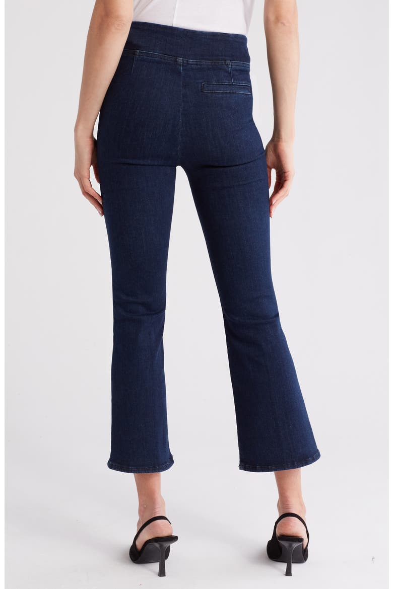 Jet Set Pintuck Crop Mini Bootcut Pull-On Jeans, Alternate, color, KELLER