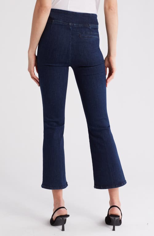 FRAME FRAME JET SET PINTUCK CROP MINI BOOTCUT PULL-ON JEANS 