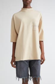 Maison Margiela Graffiti Logo Paint Splattered Pocket T-Shirt