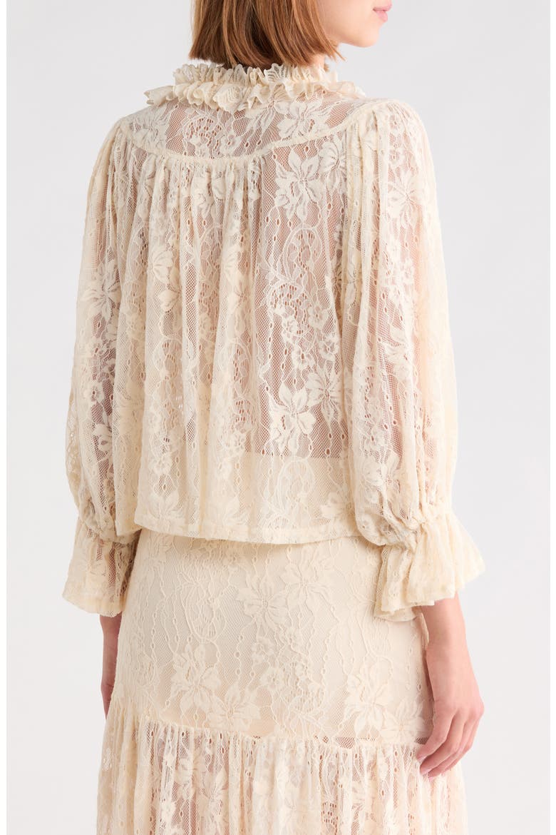 Claudine Lace Top, Alternate, color, CHALK