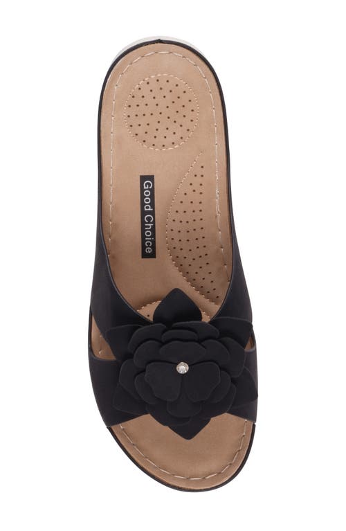 Gc Shoes Claire Comfort Slide Sandal In Black