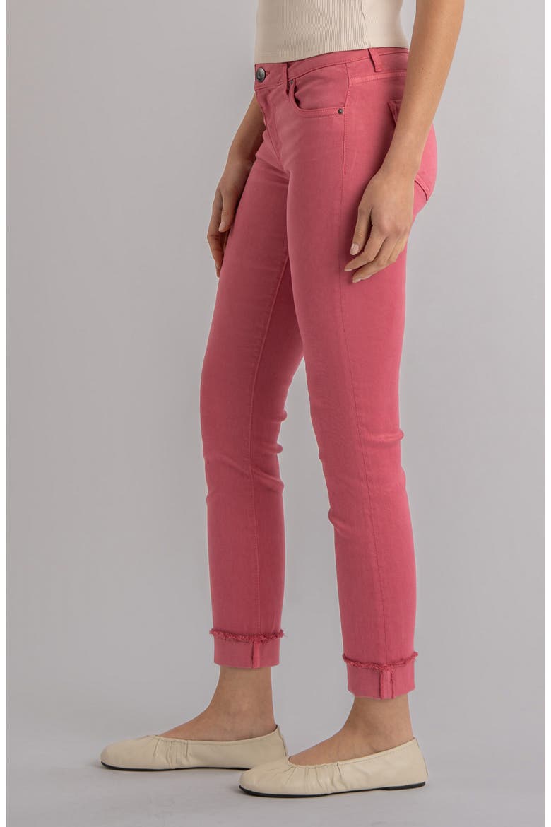 Amy Crop Slim Jeans, Alternate, color, FLAMINGO