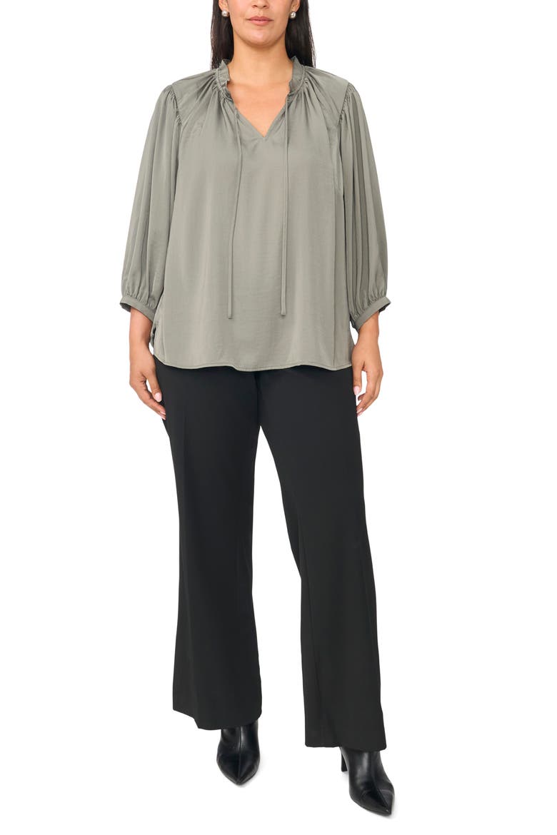 Raglan Sleeve Peasant Top, Alternate, color, EMERALD LEAF