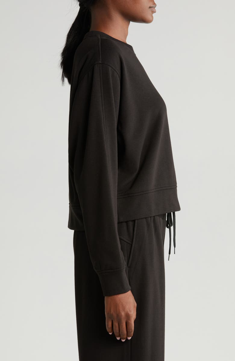 Zella Amazing Lite Cali Crewneck Sweatshirt, Alternate, color, 