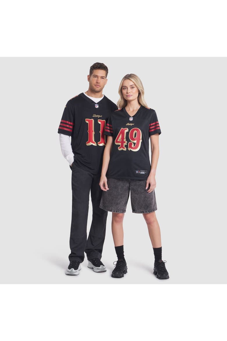 Women's Nike The Faithful Black San Francisco 49ers 2025 Rivalries Collection Game Jersey, Alternate, color, Black