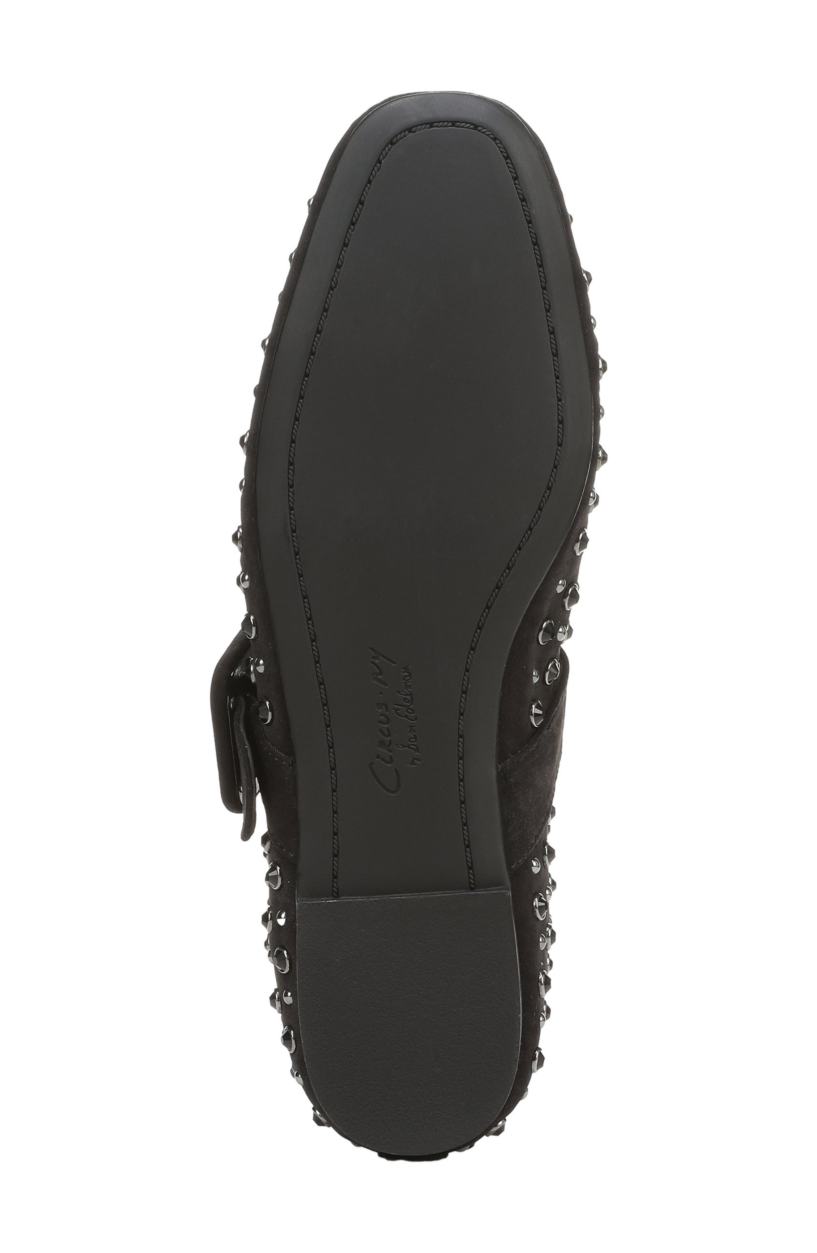 Circus NY by Sam Edelman Blaire Studded Mary Jane Flat, Alternate, color, Black