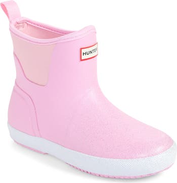 Short pink hunter fashion boots