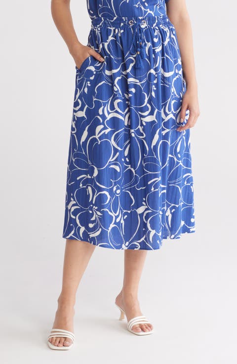 Casula Floral A-Line Skirt