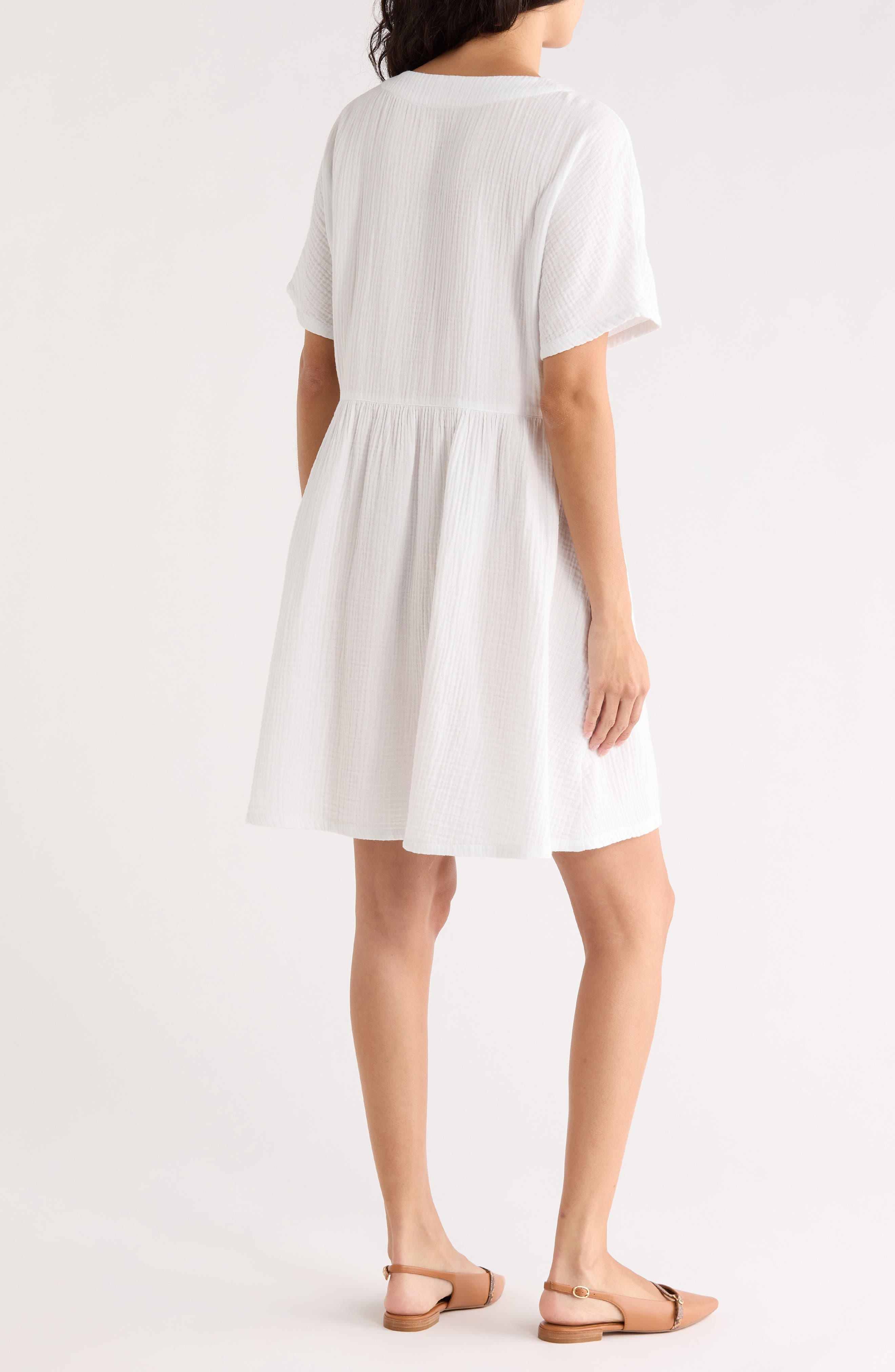 Lightspun Button Front Minidress - image 2