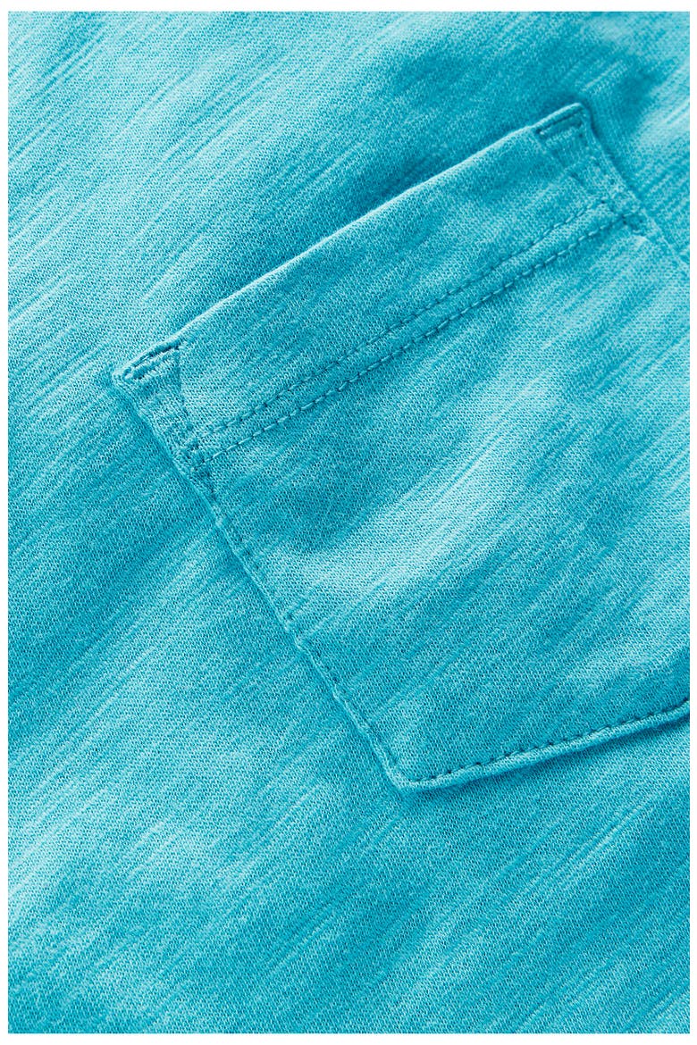 Kids' Everyday Long Sleeve Cotton Pocket T-Shirt, Alternate, color, DUCK EGG BLUE