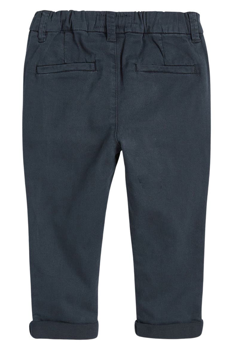 Kids' Flat Front Chinos, Alternate, color, BLUE