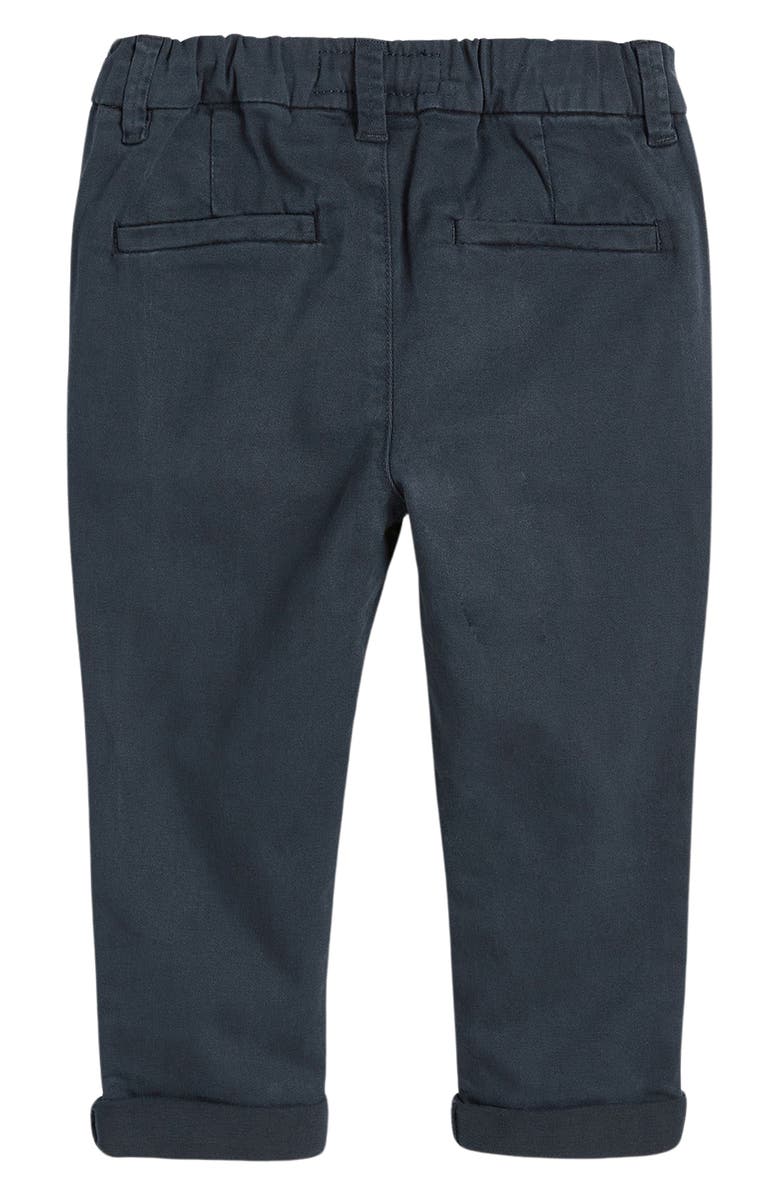 NEXT Kids' Flat Front Chinos, Alternate, color, Blue