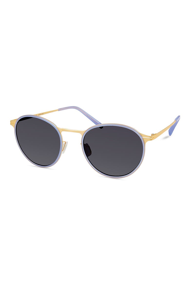 50mm Round Sunglasses, Alternate, color, PURPLE GREY