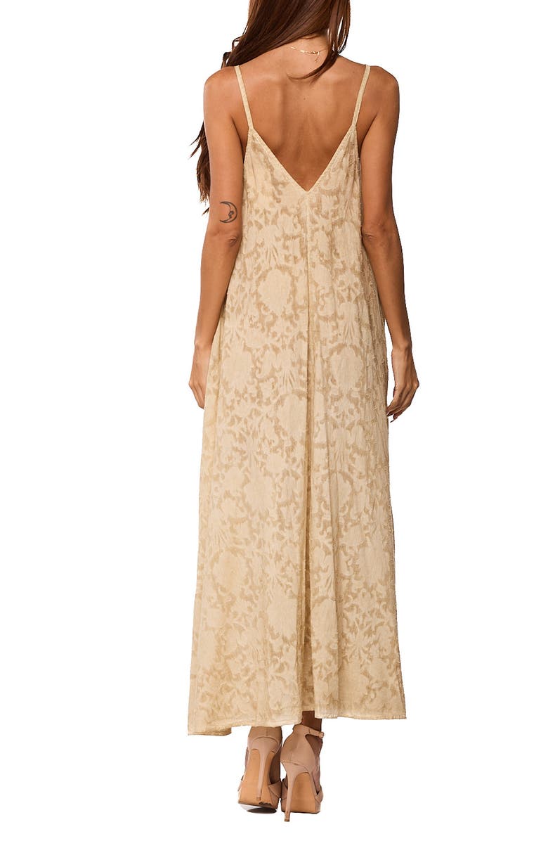 RANEES Embroidered Cover-Up Dress, Alternate, color, Beige