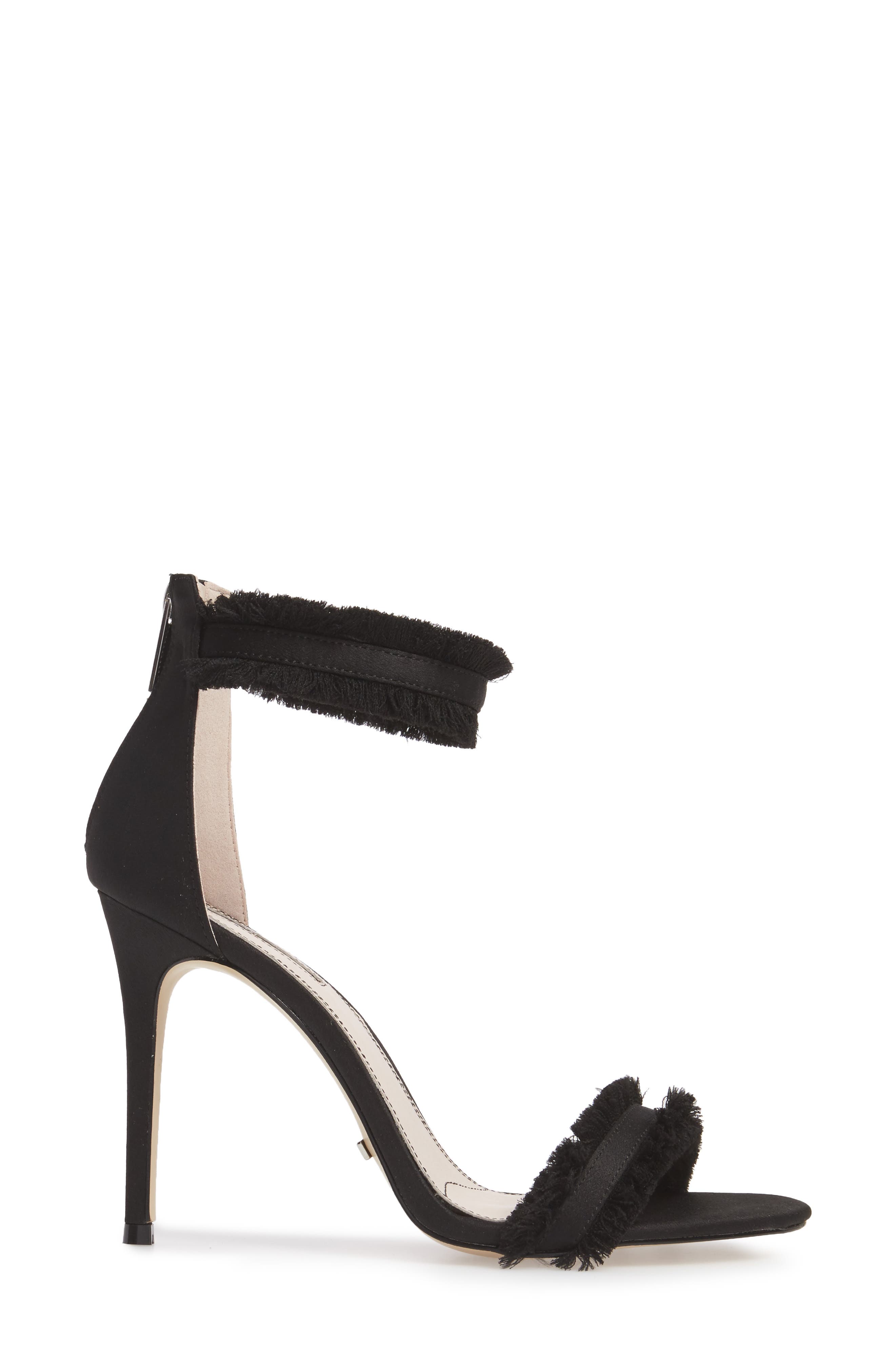 Topshop Riley Fringe Sandal, Alternate, color, 