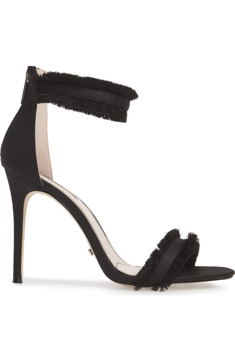 Topshop Riley Fringe Sandal, Alternate, color,