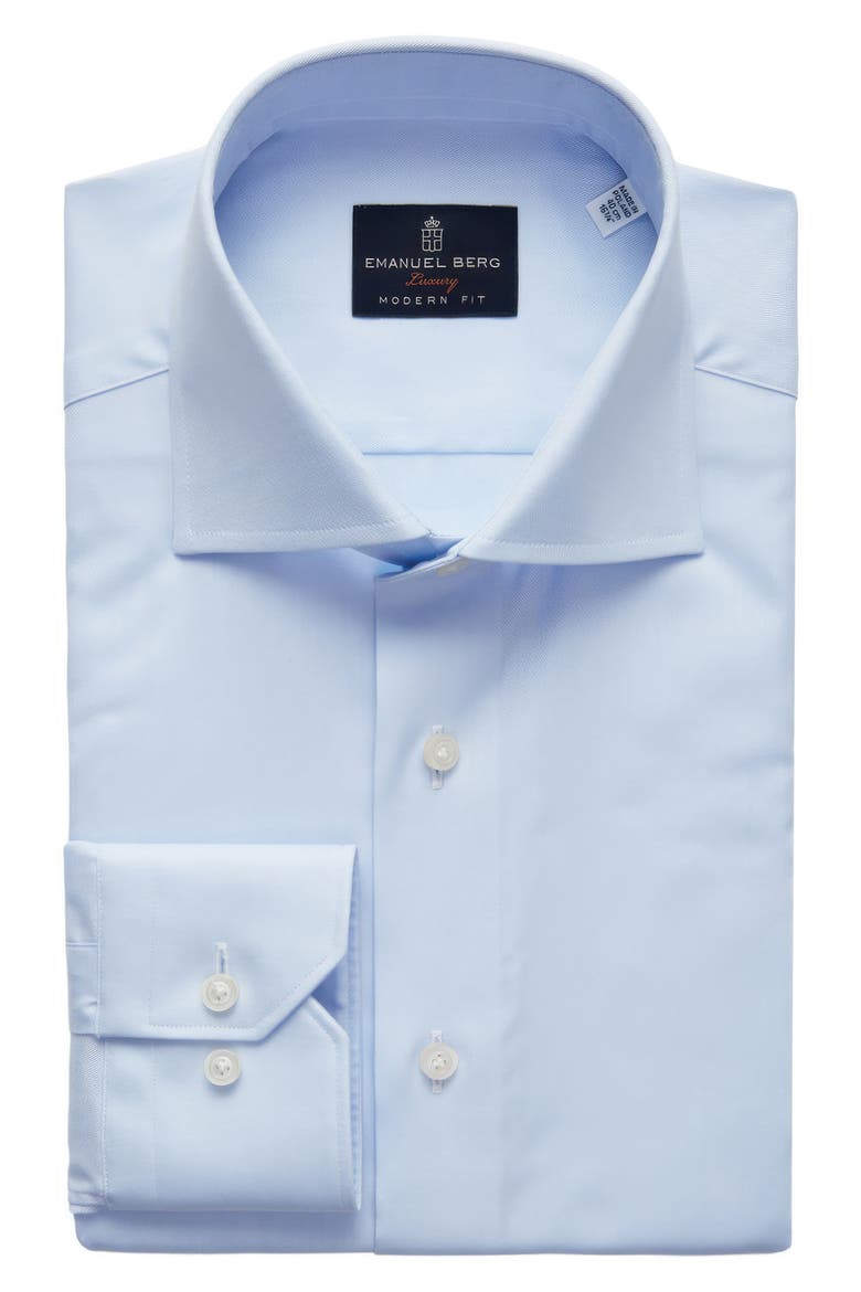 Natural Stretch Yoga Twill Dress Shirt, Alternate, color, LIGHT PASTEL BLUE