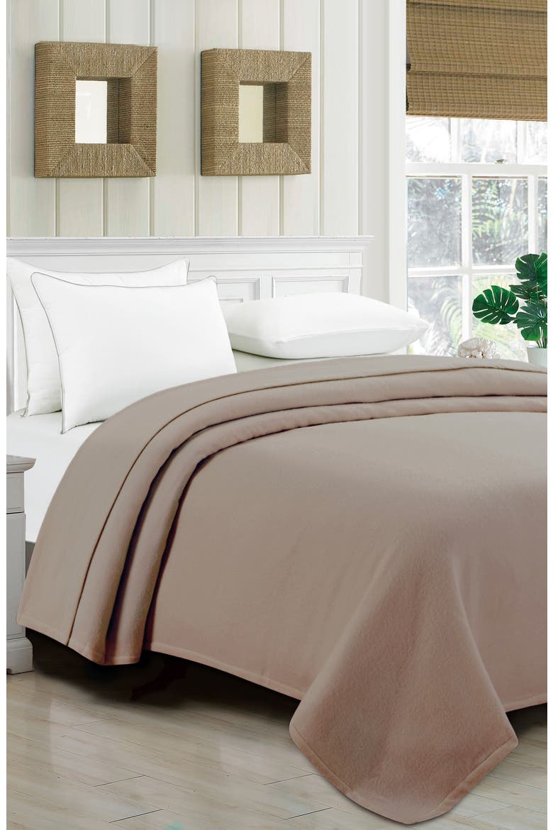 Wool Blend Blanket, Alternate, color, CAMEL