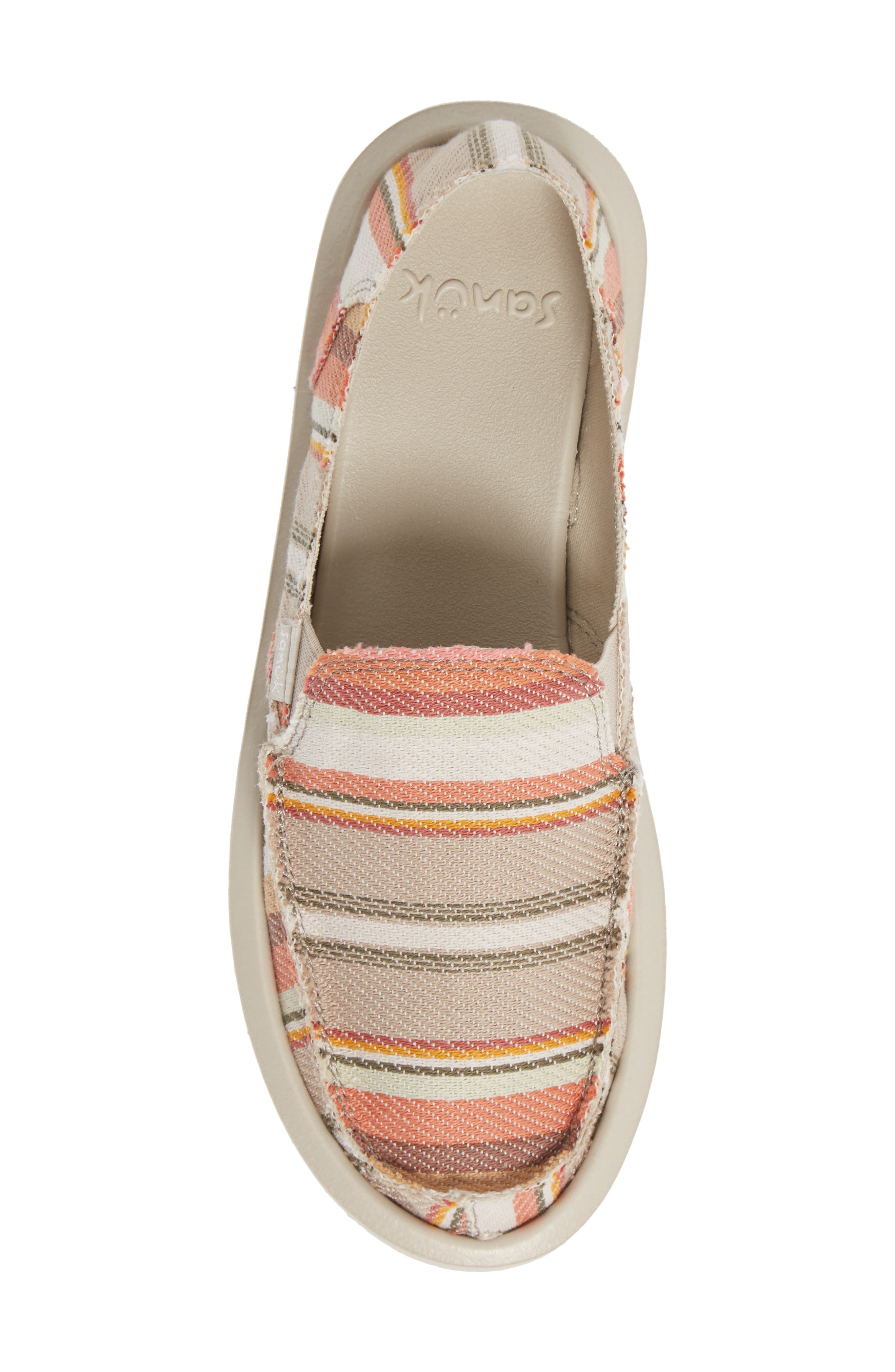 'Donna Blanket' Woven Slip-On, Alternate, color, EARTH SADDLE BLANKET