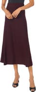 Vince Camuto Flared Knit Midi Skirt