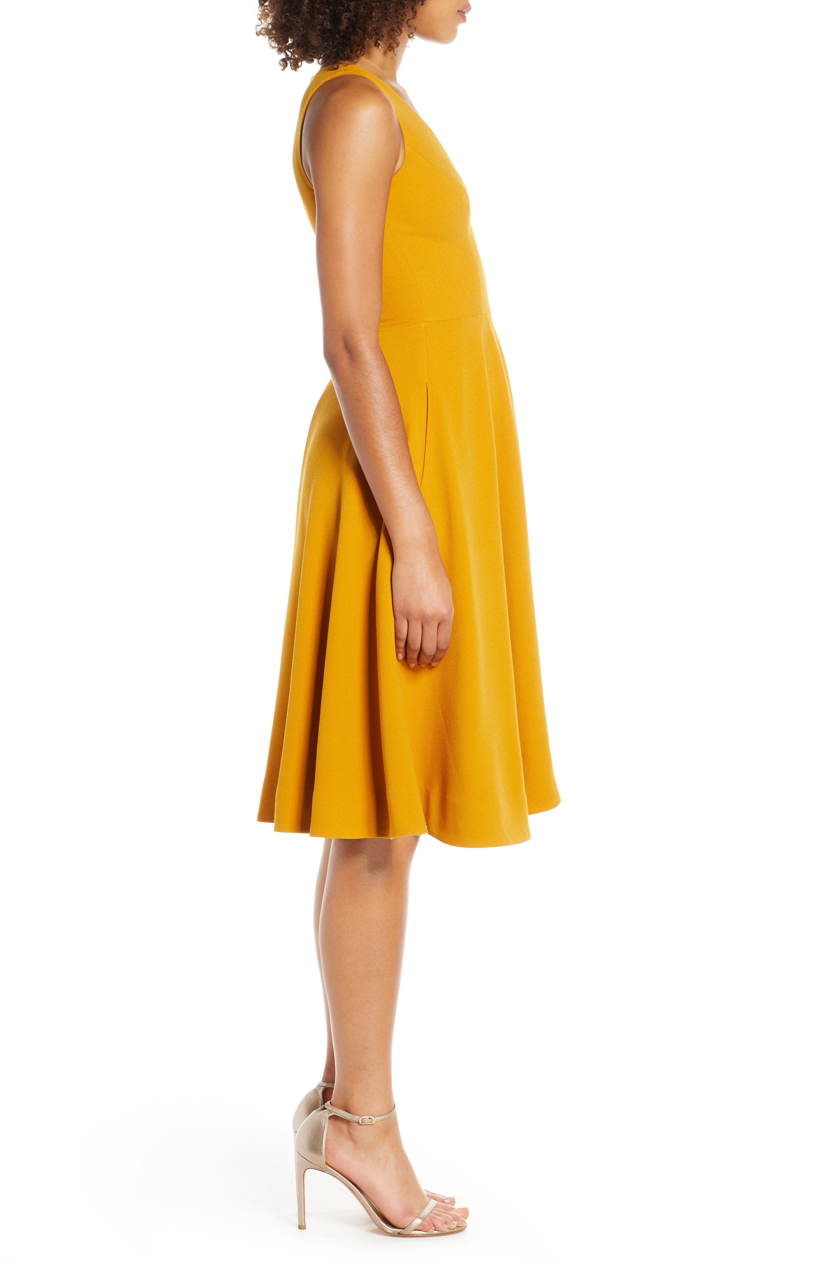 catalina fit & flare cocktail dress Dress the Population Catalina Dress - Red