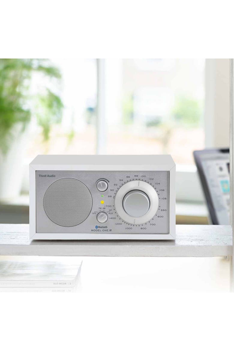 Model One AM/FM Radio with Internal Bluetooth Speaker, Alternate, color, White