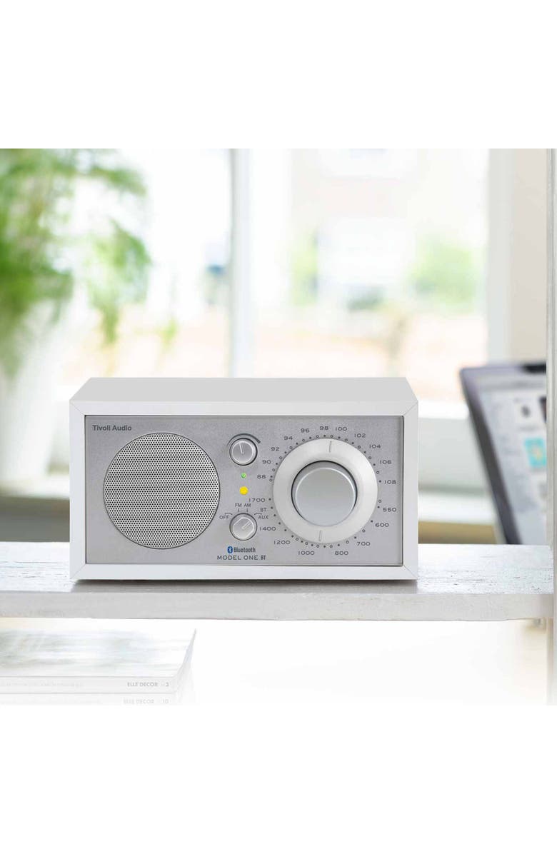 Tivoli Audio Model One AM/FM Radio with Internal Bluetooth Speaker, Alternate, color, White