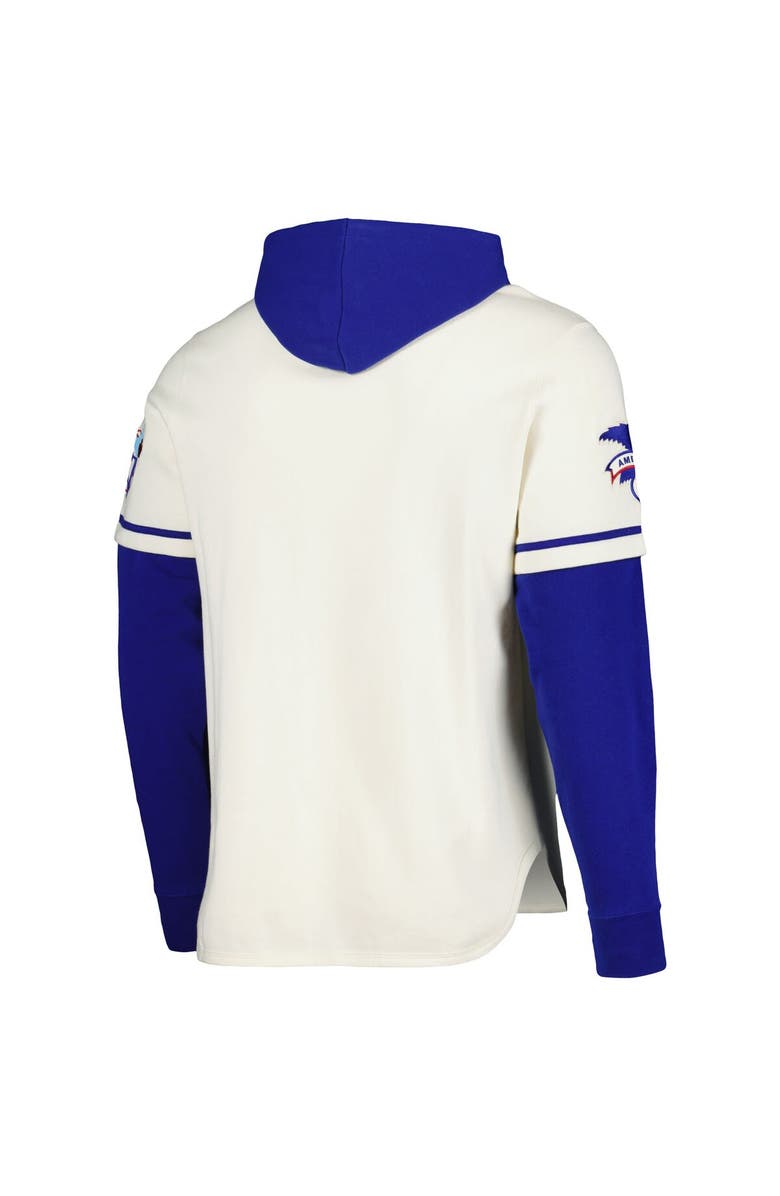 '47 Men's '47 Cream Toronto Blue Jays Trifecta Shortstop Pullover Hoodie, Alternate, color, 
