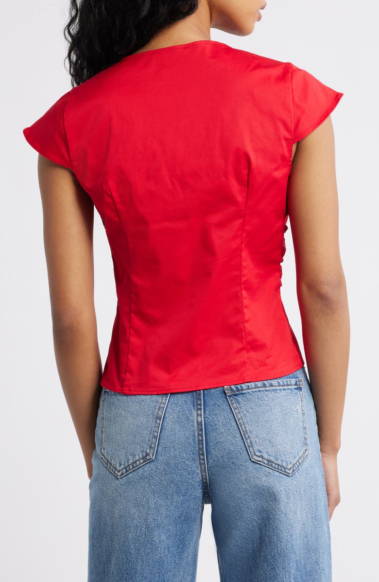 Princess Polly INDULGENCE CORSET TOP RED, Alternate, color, Red