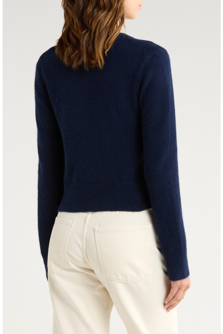 Matilda Crop Cardigan, Alternate, color, NAVY