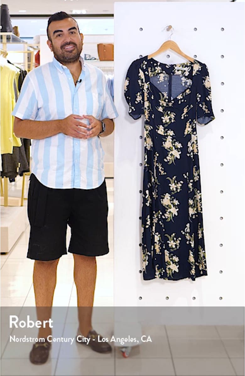 Matin Ruched Neck Midi Dress, sales video thumbnail