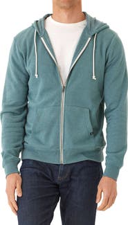 Threads 4 Thought Jordyn Mineral Wash Cotton Blend Fleece Zip Hoodie