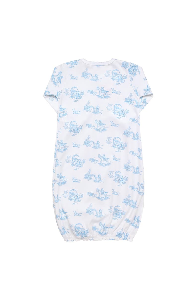 Nellapima Blue Toile Baby Gown - Baby, Alternate, color, Blue