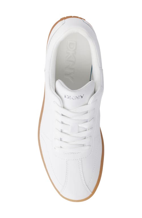 Dkny Seacliff Sneaker In Brt White