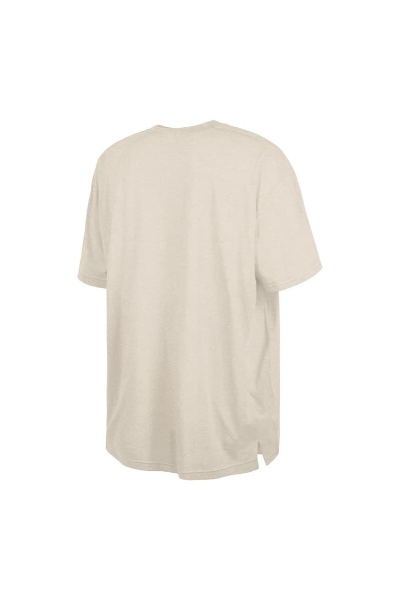 Men's New Era  Cream Oakland Raiders Third Down Big & Tall Historic T-Shirt, Alternate, color, Cream