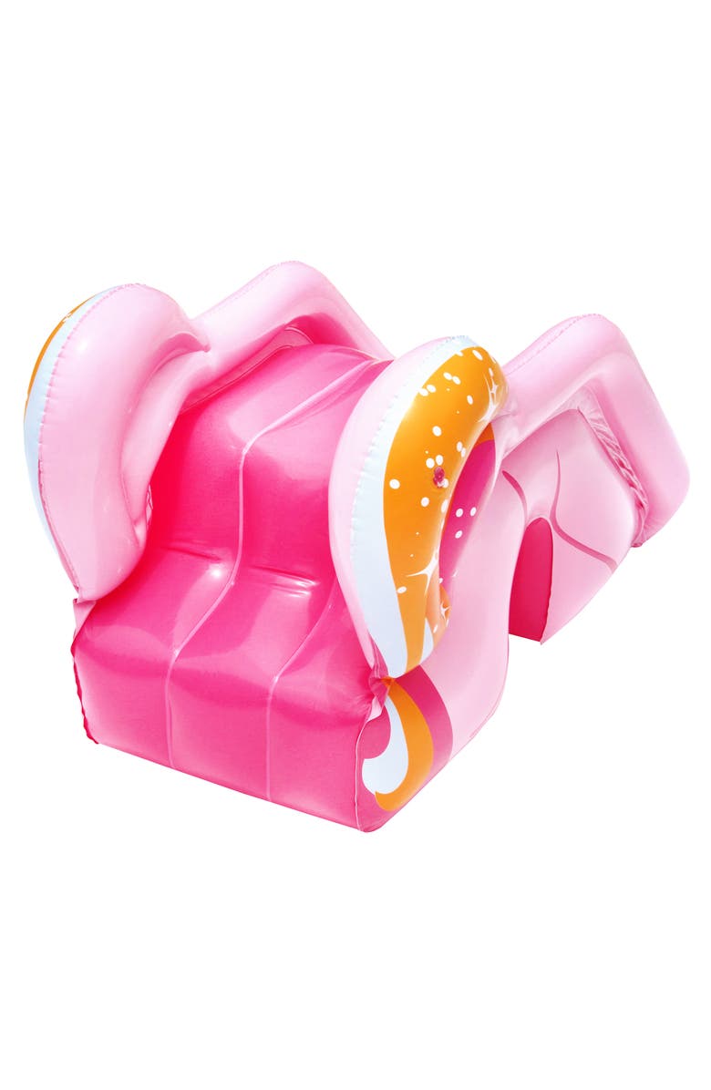 Banzai Spray 'N Splash 78 x 60 x 32" Unicorn Inflatable Pool, Alternate, color, Multicolored