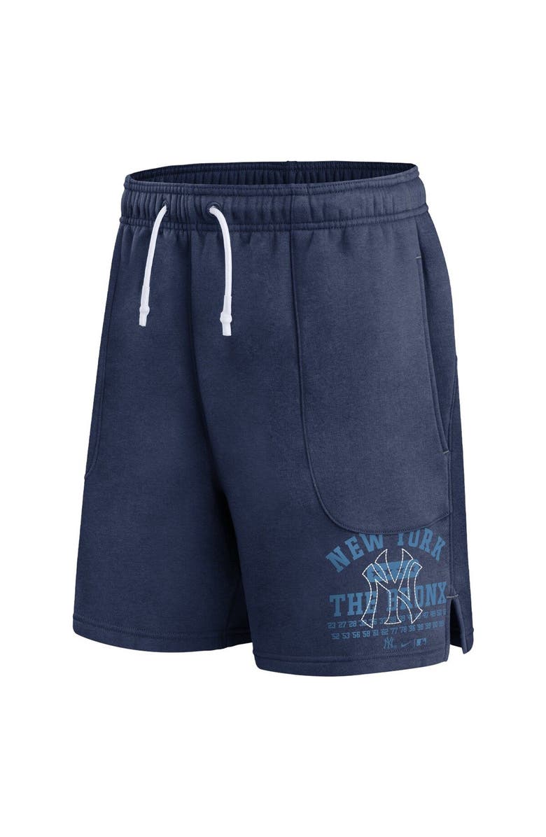 Nike Men's Nike Navy New York Yankees Statement Ball Game Shorts, Alternate, color, Navy