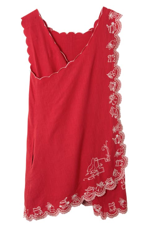 Natalina Embroidered Sleeveless Dress