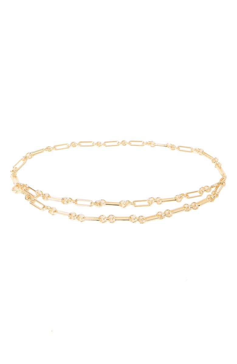 B-Low the Belt Mara Chain Belt, Main, color, Gold