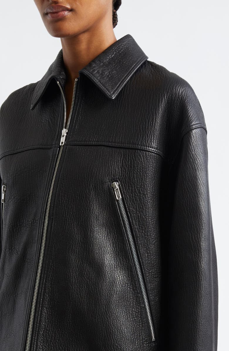 A.L.C. Olive Leather Jacket, Alternate, color, 