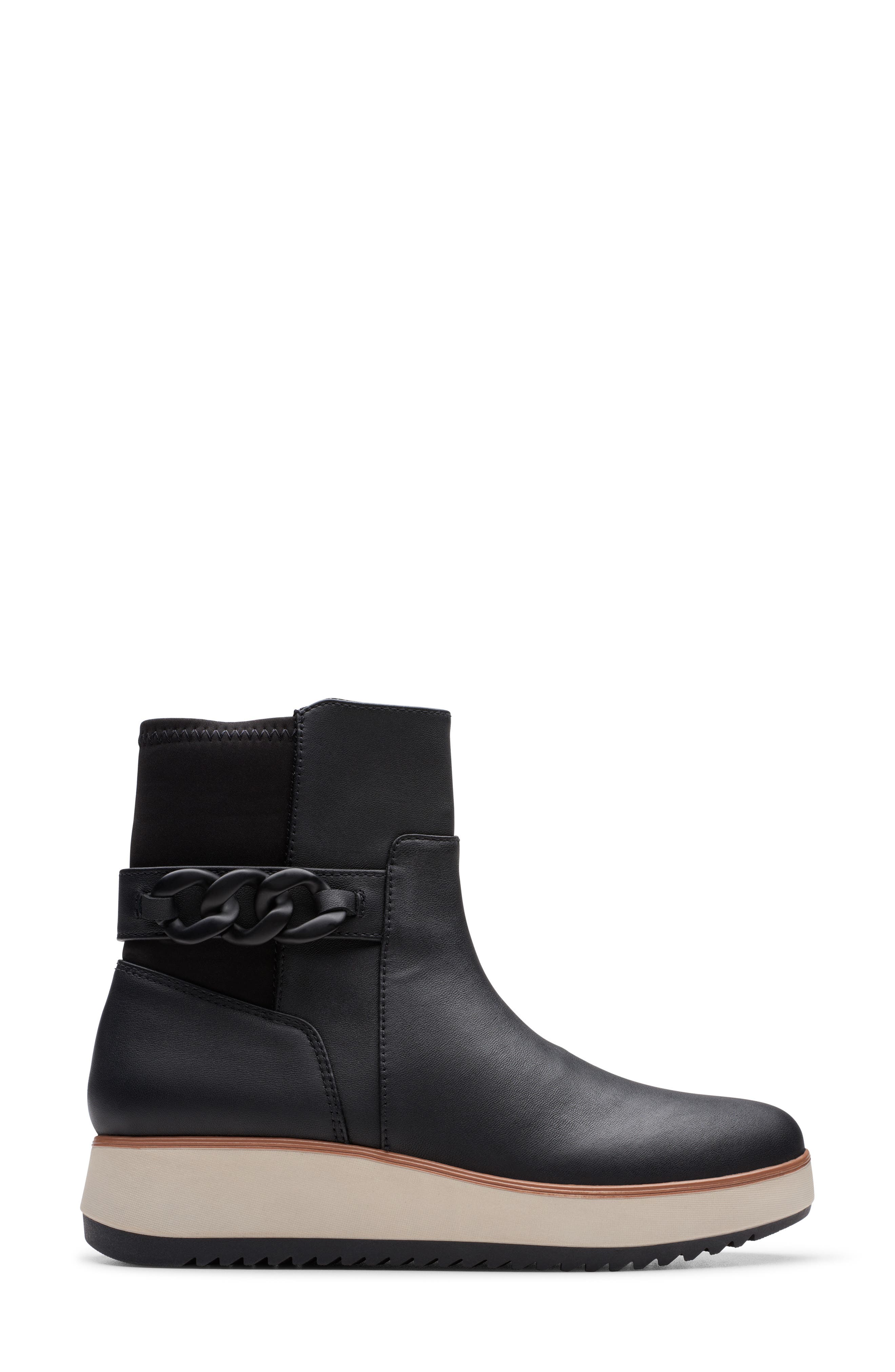 Clarks<sup>®</sup> Zylah Rose Boot, Alternate, color, Black Leather