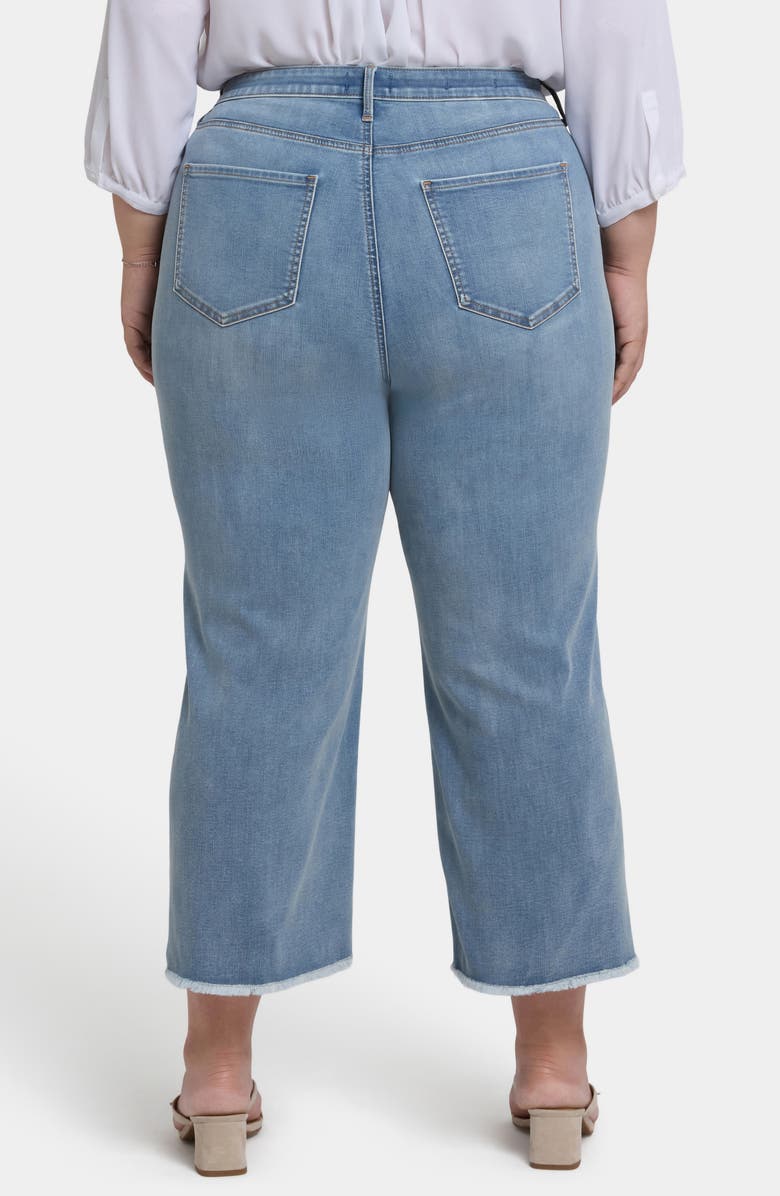 NYDJ Coco Cool Embrace<sup>®</sup> Frayed Crop Wide Leg Jeans, Alternate, color, Santiago Sea