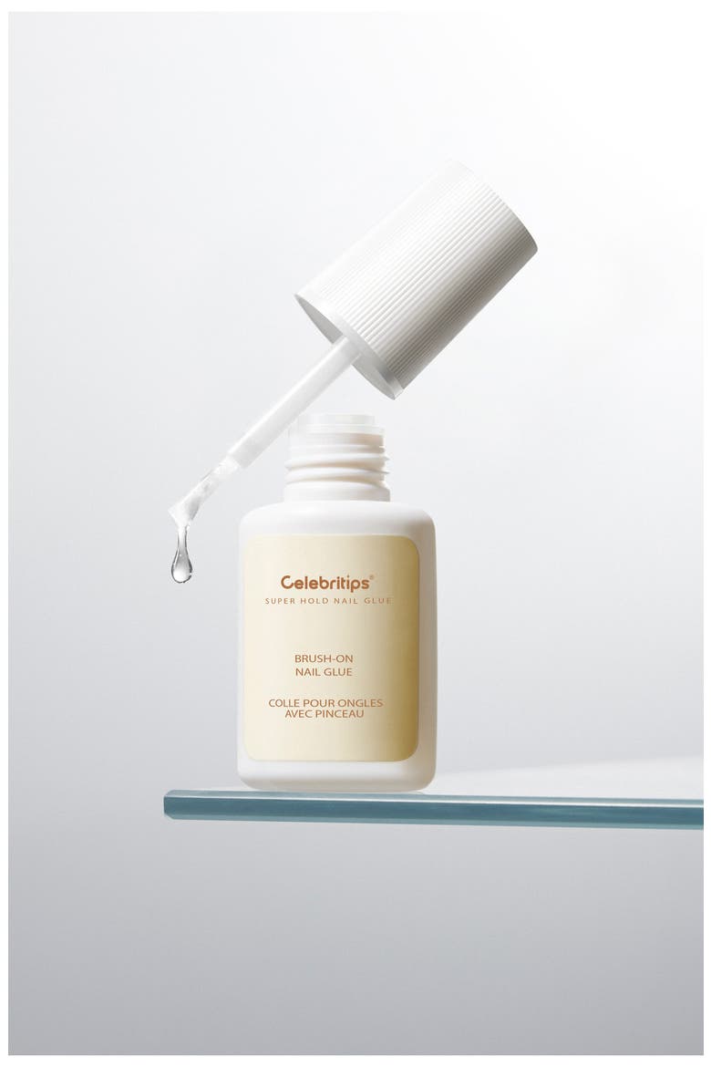 Super Hold Brush On Nail Glue, Alternate, color, NO COLOR