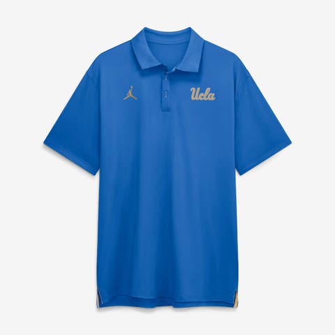 Men's Jordan Brand Blue UCLA Bruins 2026 Sideline Tour Dri-FIT Polo