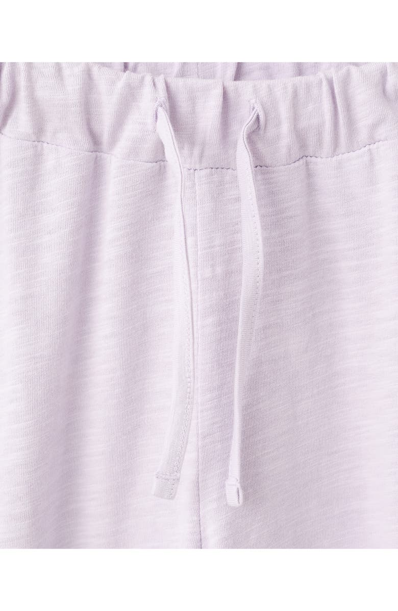 MANGO TEEN Kids' Straight Leg Cotton Jersey Trousers, Alternate, color, Lilac