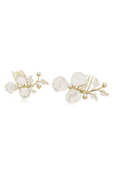 Gabi Set of 2 Imitation Pearl Hair Pins