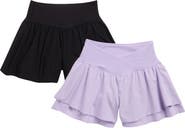 YOGALICIOUS Kids' Lightstreme Tiered Shorts