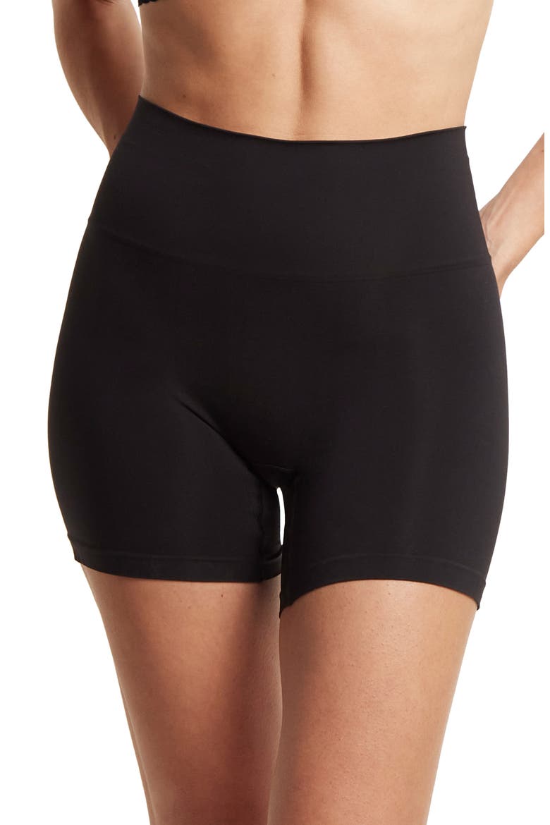 Body High Rise Bike Shorts, Main, color, BLACK