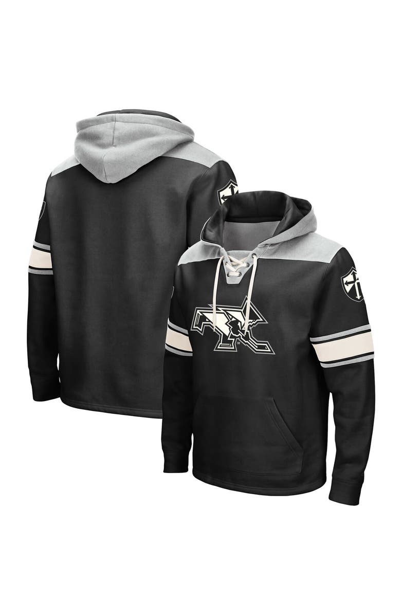 COLOSSEUM Men's Colosseum Black Providence Friars 2.0 Lace-Up Hoodie, Alternate, color, Black