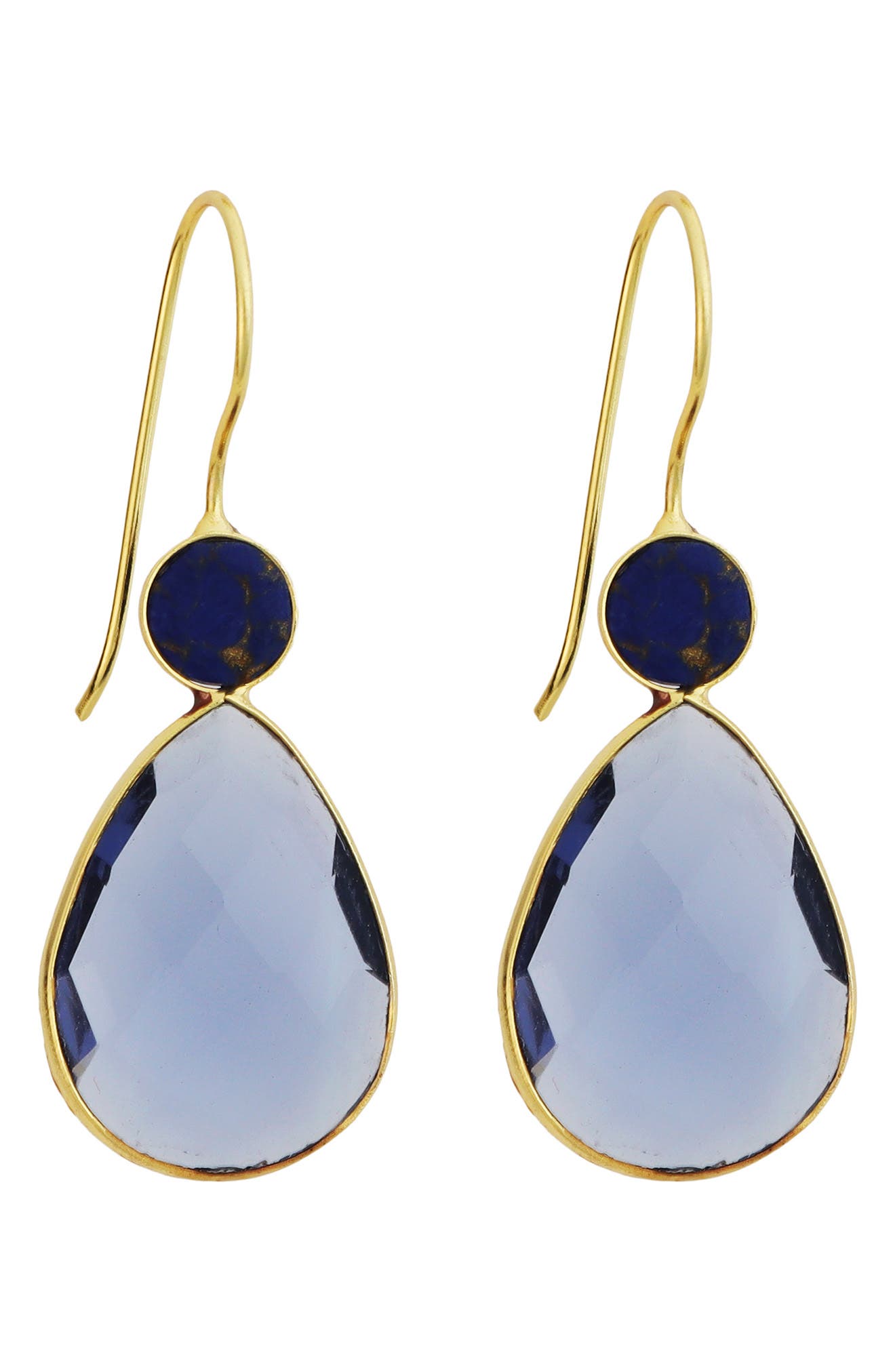Panacea Blue Teardrop Earrings